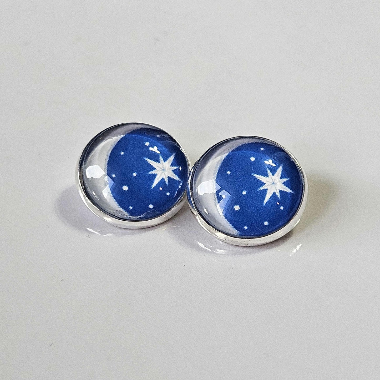 Moon Clip-On Earrings – Boho Celestial | Non-Pierced | 4 Colours