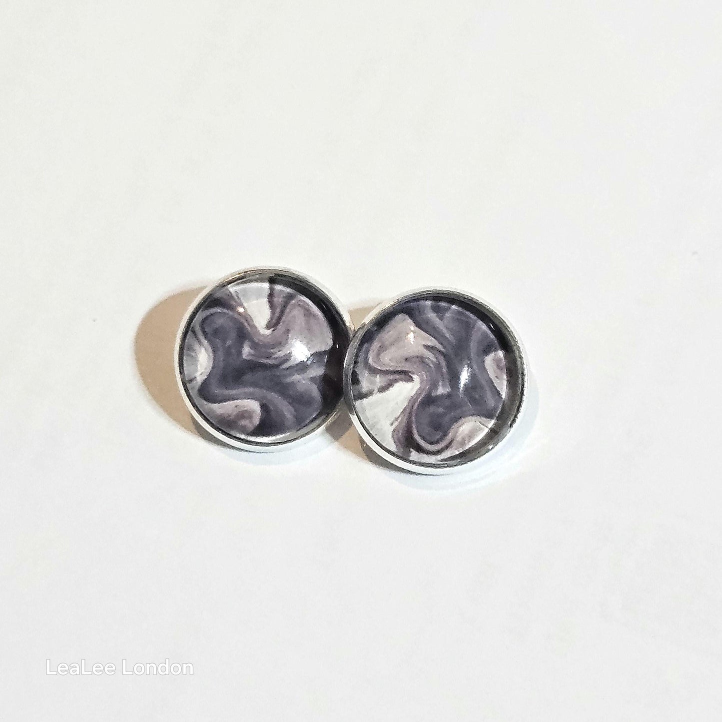 Silver Clip On Earrings, Minimalist Stud Clip-ons, Womens Non Pierced Ears, Modern Jewellery