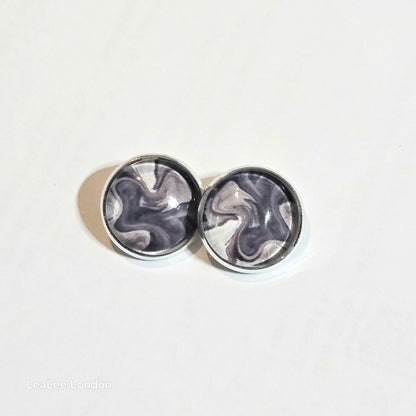 Silver Clip On Earrings, Minimalist Stud Clip-ons, Womens Non Pierced Ears, Modern Jewellery