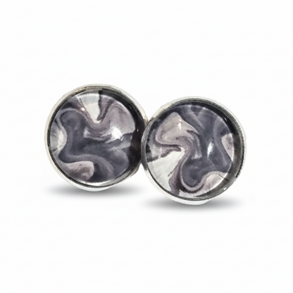 Silver Clip On Earrings, Minimalist Stud Clip-ons, Womens Non Pierced Ears, Modern Jewellery