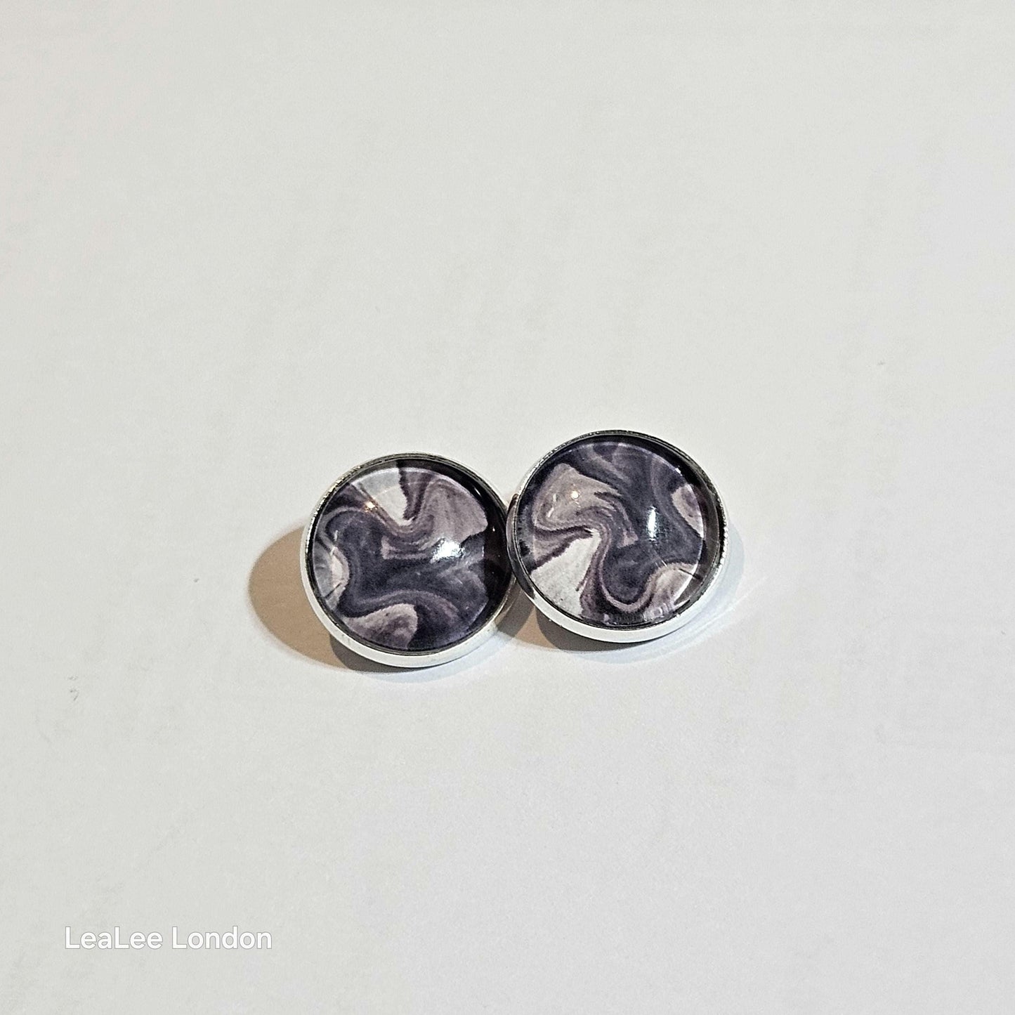Silver Clip On Earrings, Minimalist Stud Clip-ons, Womens Non Pierced Ears, Modern Jewellery