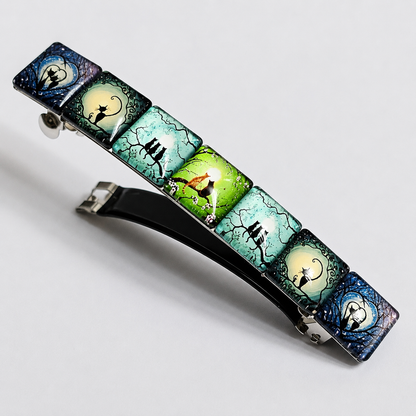 Cat Hair Barrette Clip, Zinc Alloy, Handmade Hair Accessories