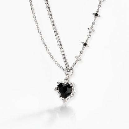 Y2k punk Necklace  | womens Silver jewellery